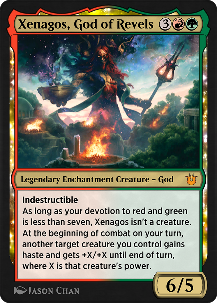 Image of Xenagos, God of Revels (EA3-018) - Explorer Anthology 3: (enchantment)