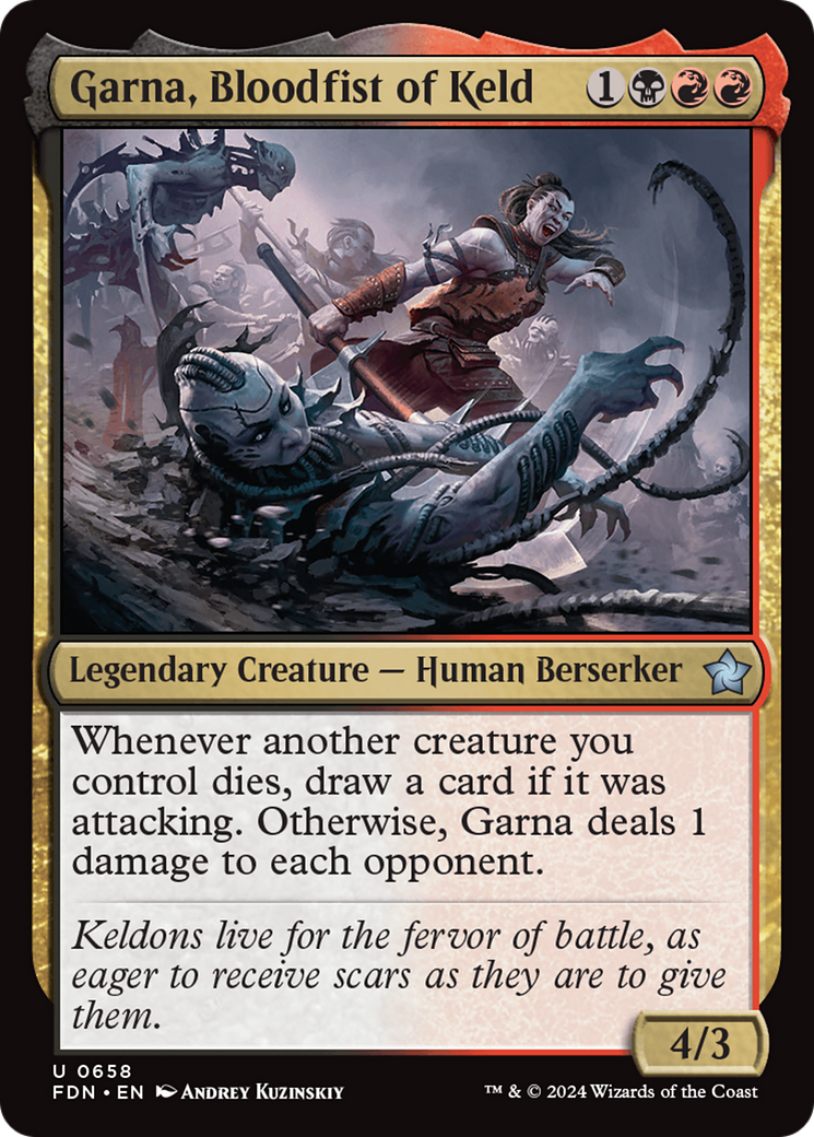 Image of Garna, Bloodfist of Keld (FDN-658) - Foundations