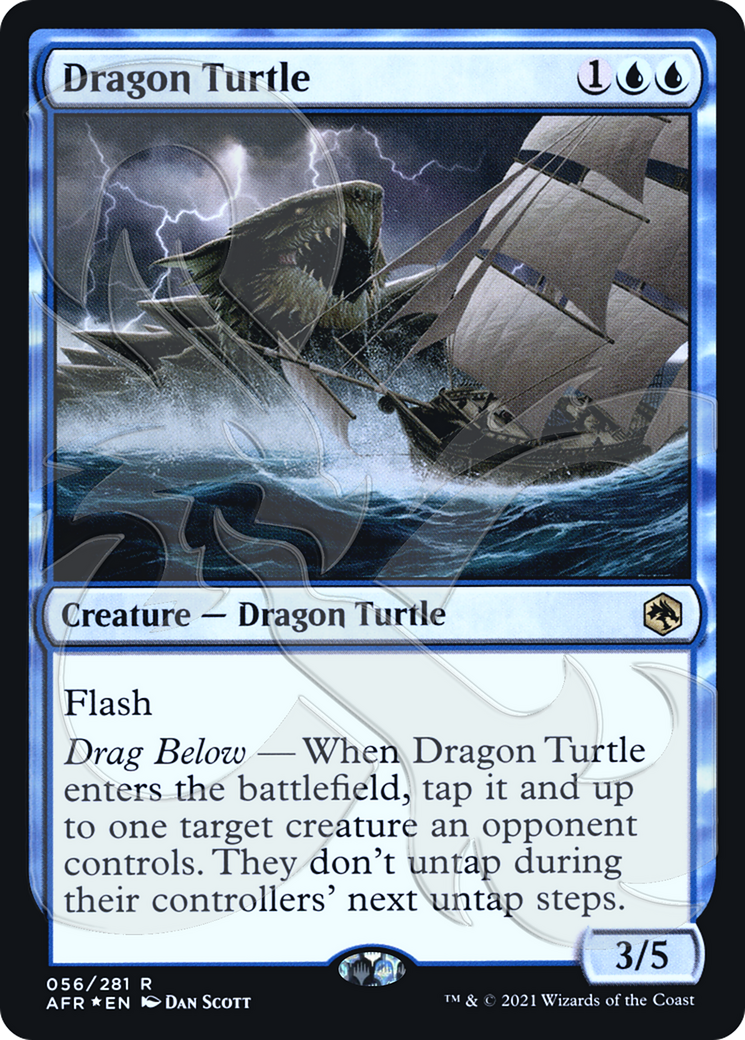 Image of Dragon Turtle (AFR&-056) - Adventures in the Forgotten Realms Promos Foil