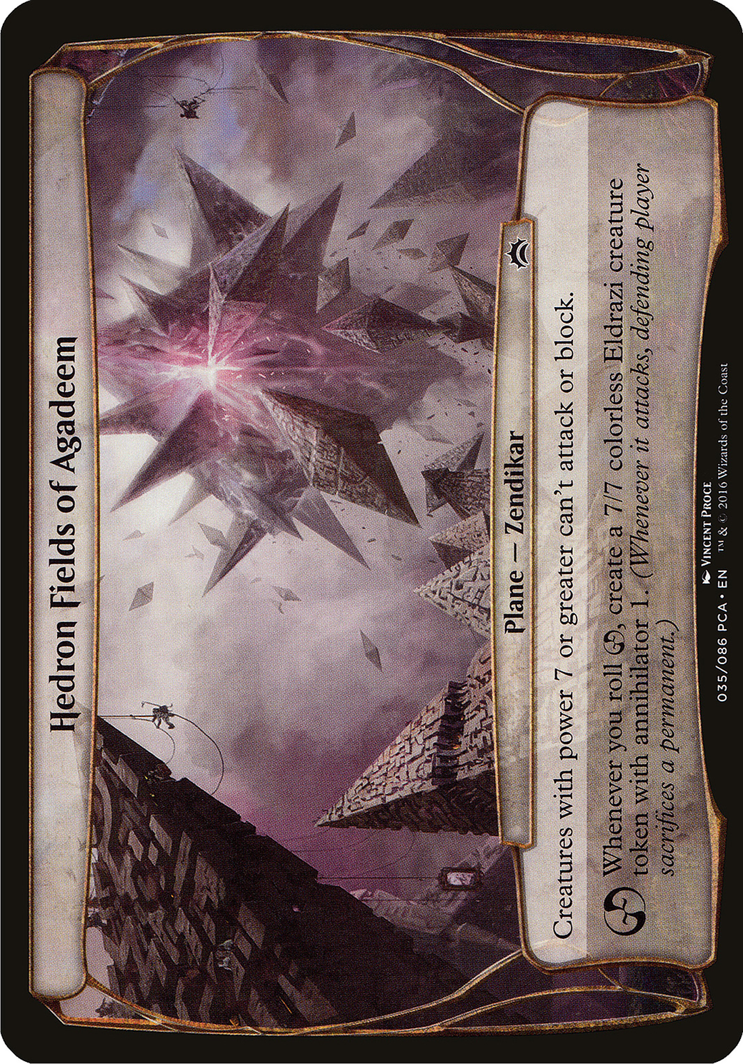 Image of Hedron Fields of Agadeem (Planechase Anthology) (OVER-035) - Planechase Anthology Planes