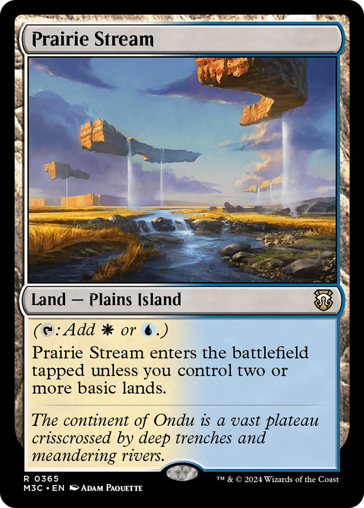 Image of Prairie Stream (M3C-365) - Modern Horizons 3 Commander