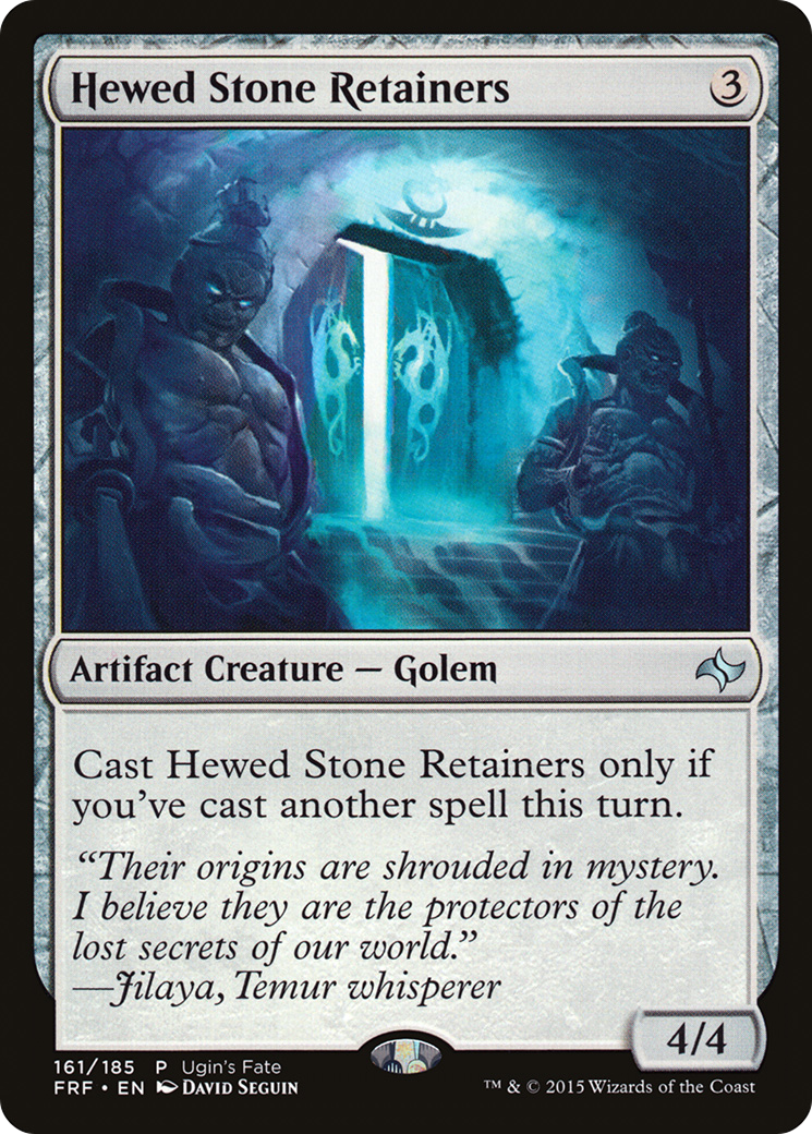 Image of Hewed Stone Retainers (FRF_UGIN-161) - Ugin's Fate