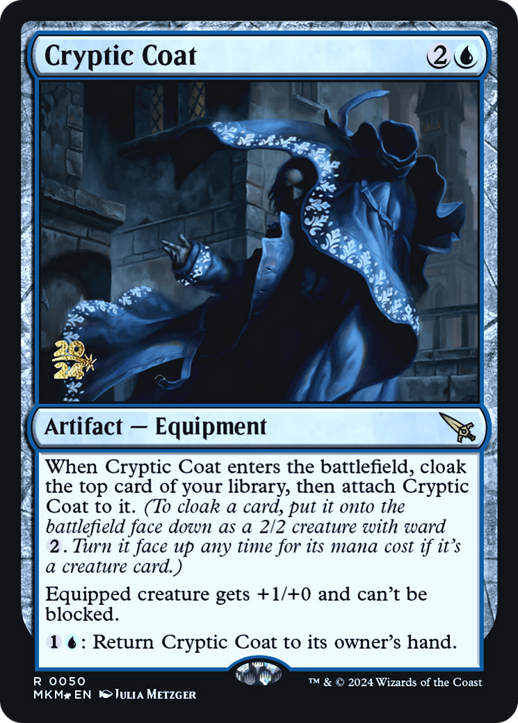 Image of Cryptic Coat (PRE-050) - Murders at Karlov Manor Promos Foil