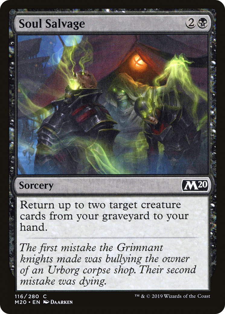 Image of Soul Salvage (M20-116) - Core Set 2020