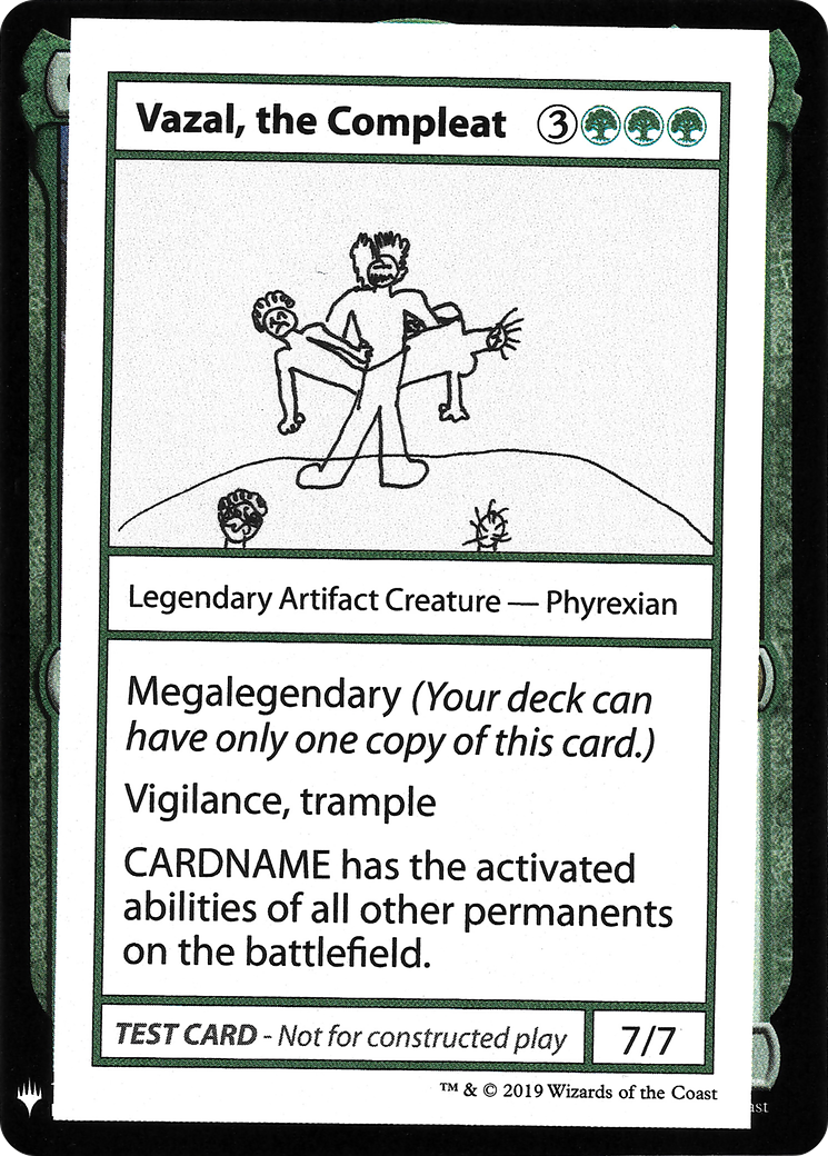 Image of Vazal, the Compleat (CMB1-085) - Mystery Booster Playtest Cards 2019