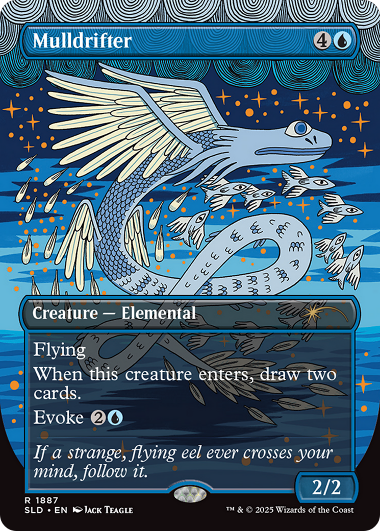 Image of Mulldrifter (SLD-1887) - Secret Lair Drop (Borderless) Foil