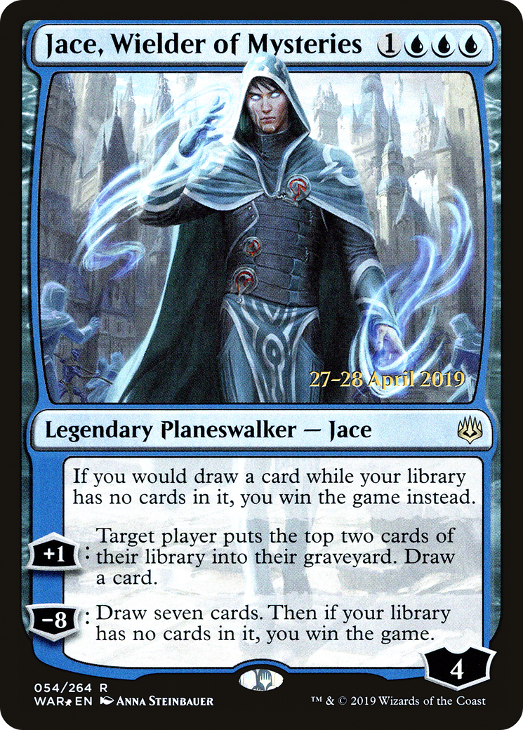 Image of Jace, Wielder of Mysteries (PRE-54S) - War of the Spark Promos Foil