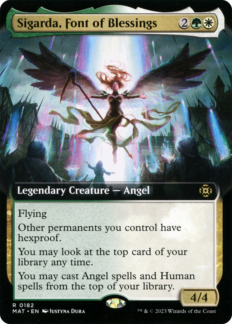 Image of Sigarda, Font of Blessings (Extended Art) (MAT-182) - March of the Machine: The Aftermath: (Extended Art) Foil