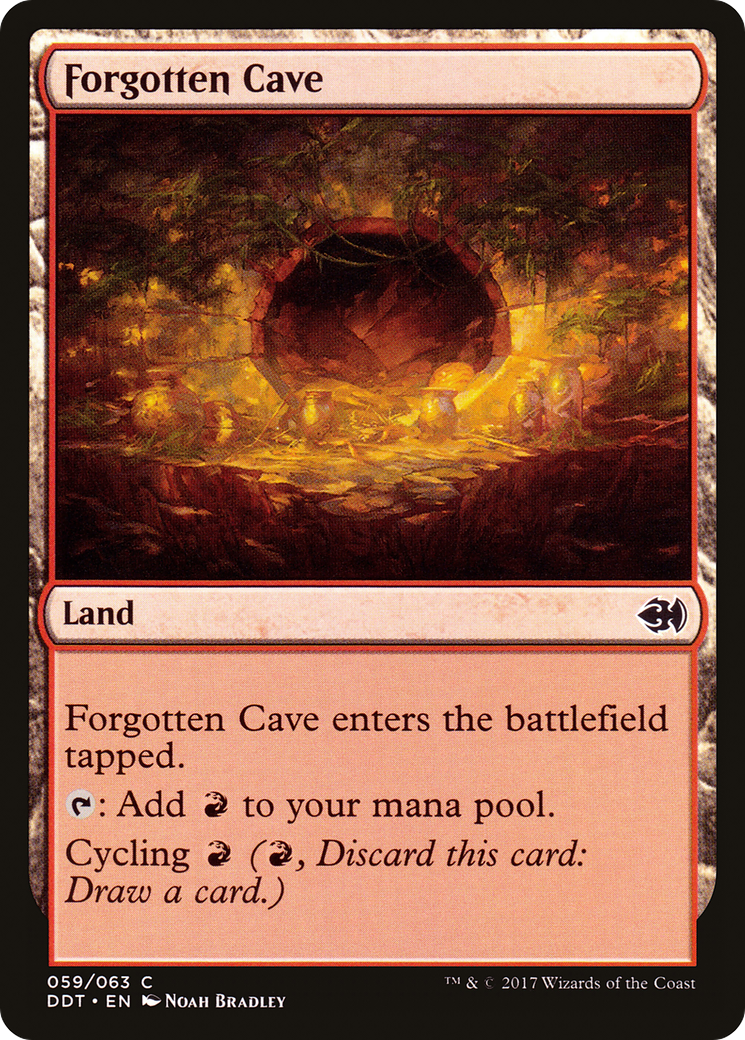 Image of Forgotten Cave (DDT-059) - Duel Decks: Merfolk vs. Goblins