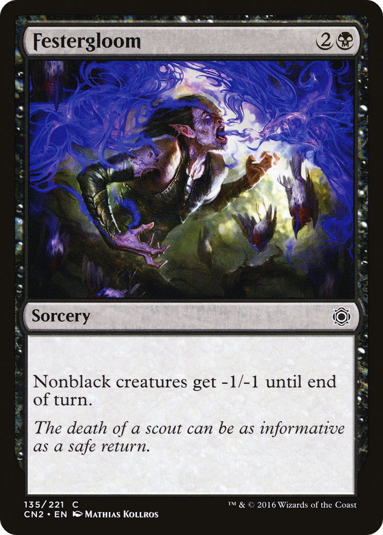 Image of Festergloom (CN2-135) - Conspiracy: Take the Crown Foil