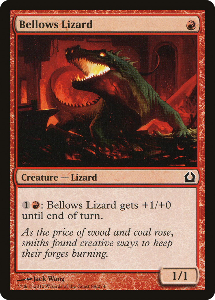 Image of Bellows Lizard (RTR-088) - Return to Ravnica