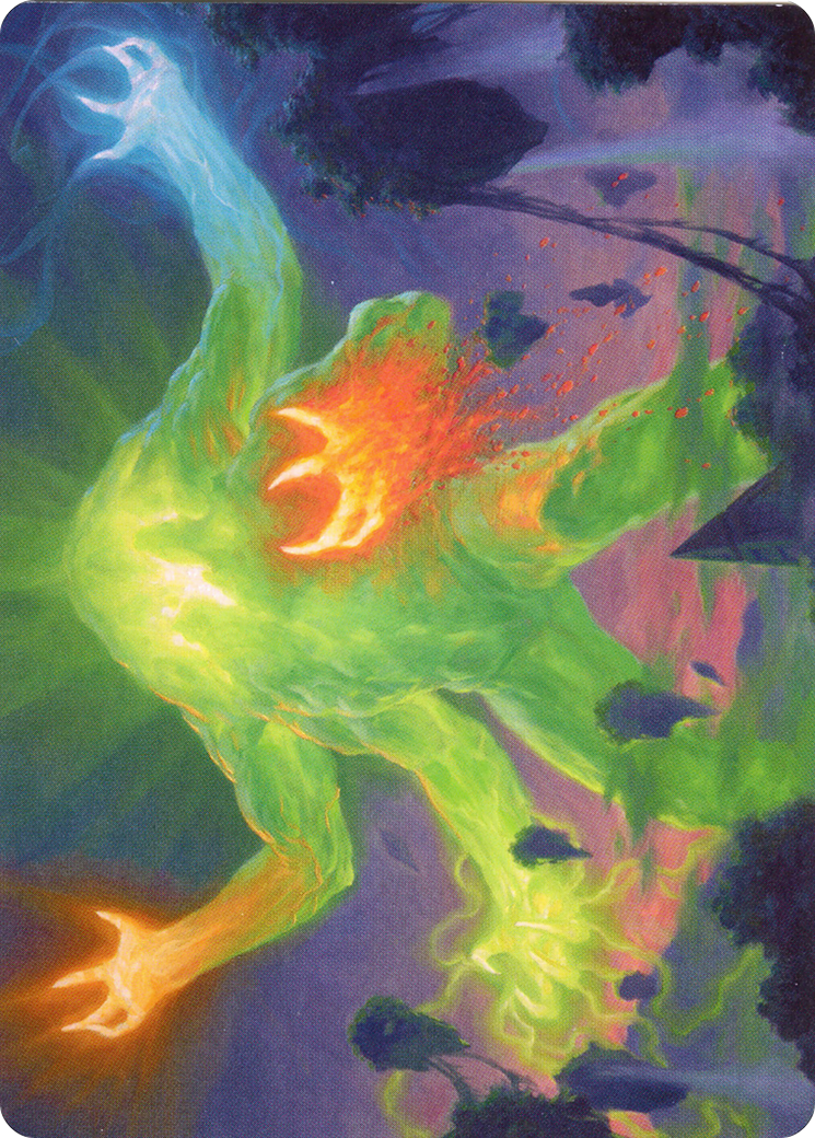 Image of Omnath, Locus of Creation // Omnath, Locus of Creation (AZNR-078) - Zendikar Rising Art Series (Borderless)