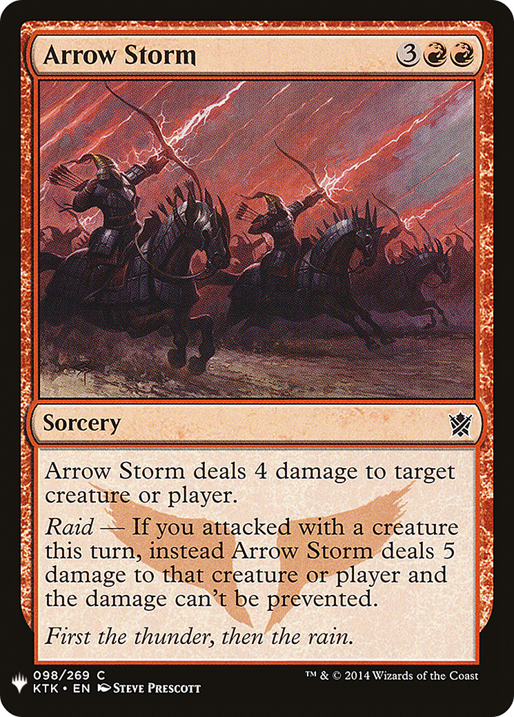 Image of Arrow Storm (LIST-098) - The List