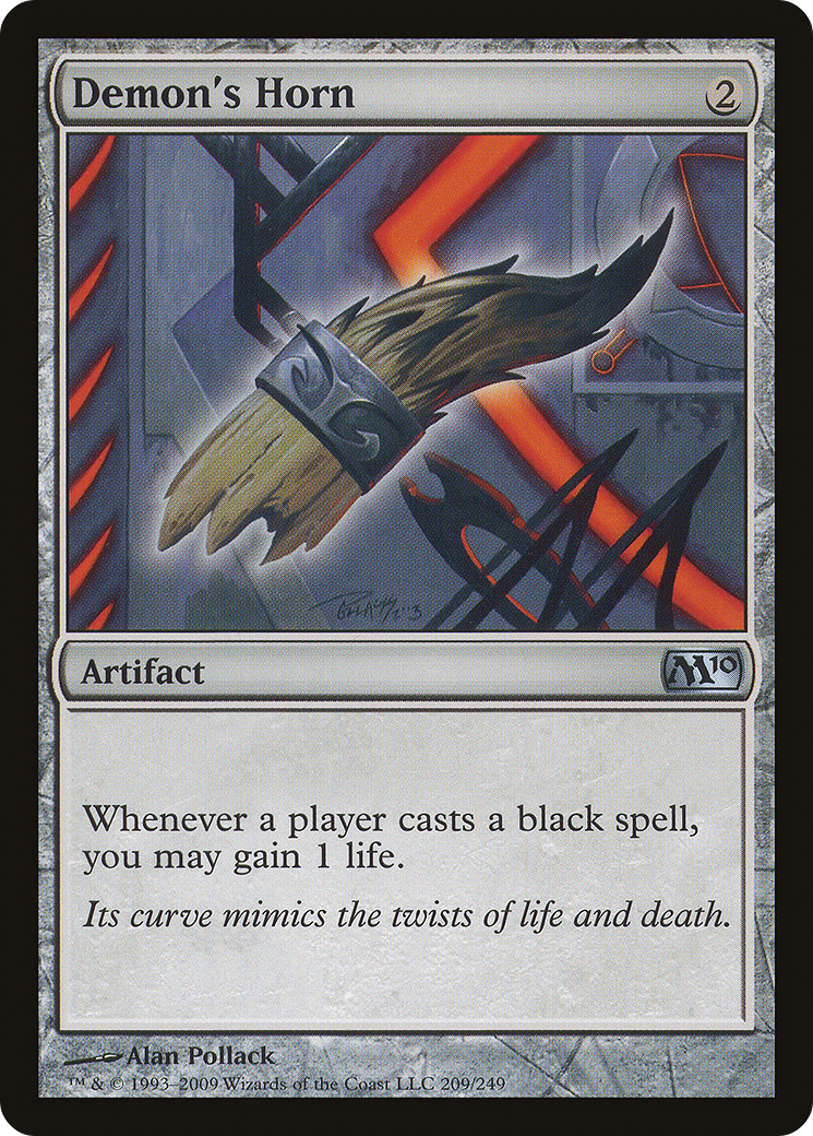 Image of Demon's Horn (M10-209) - Magic 2010 Foil