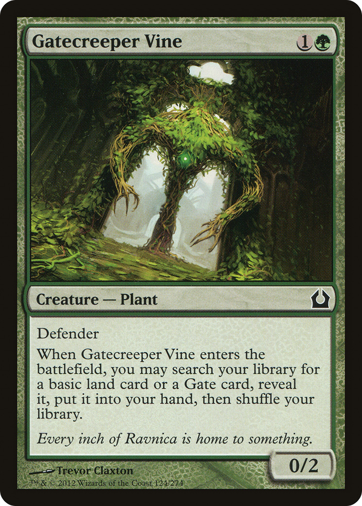 Image of Gatecreeper Vine (RTR-124) - Return to Ravnica Foil