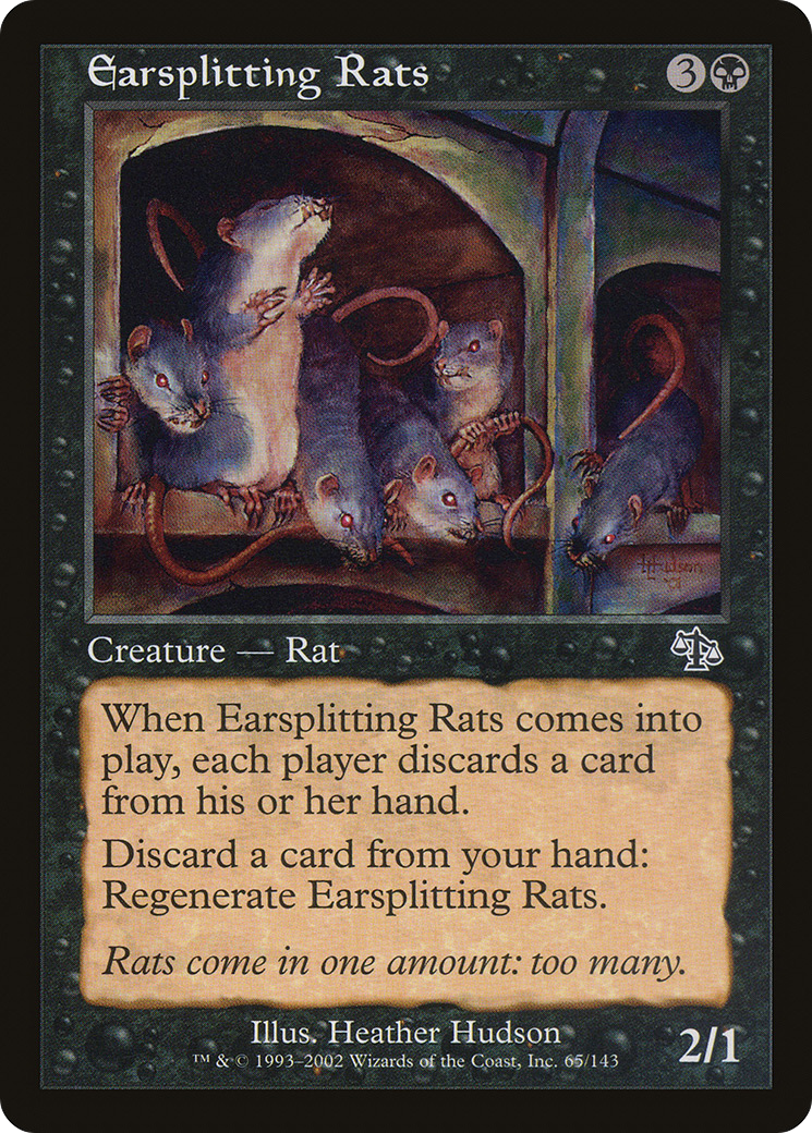 Image of Earsplitting Rats (JUD-065) - Judgment Foil