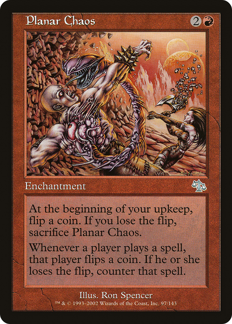 Image of Planar Chaos (JUD-097) - Judgment Foil
