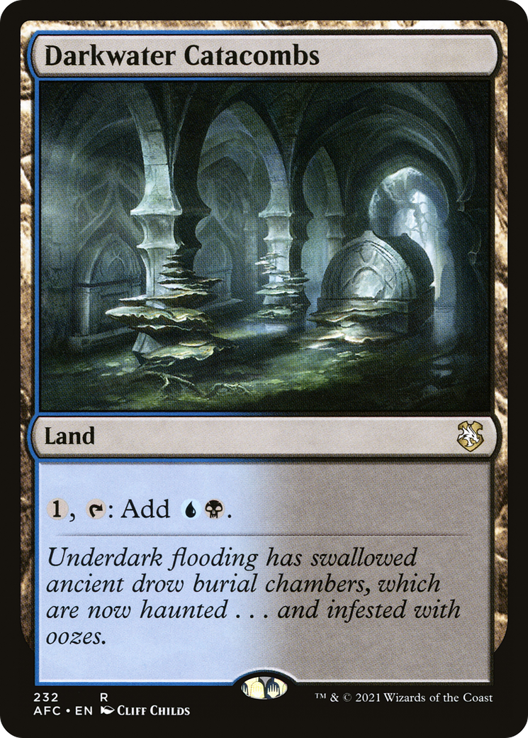 Image of Darkwater Catacombs (AFC-232) - Forgotten Realms Commander