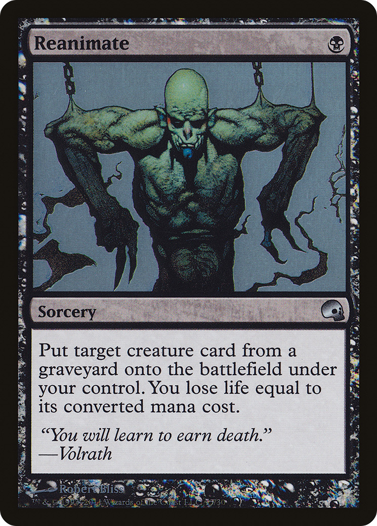 Image of Reanimate (GRV-015) - Premium Deck Series: Graveborn Foil