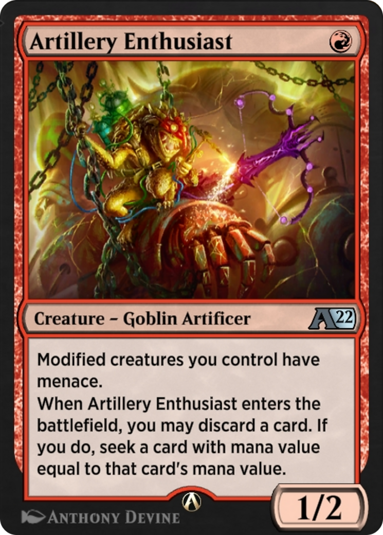 Image of Artillery Enthusiast (YNEO-018) - Alchemy: Kamigawa