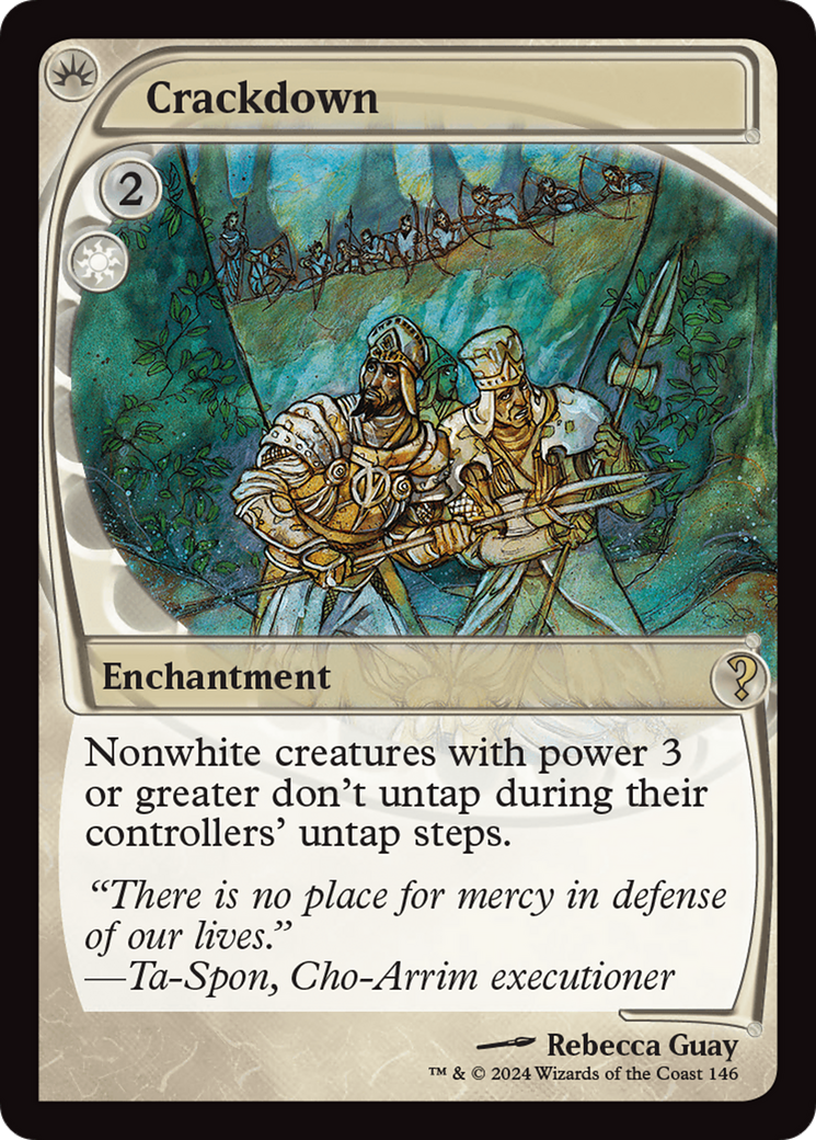 Image of Crackdown (Future Sight) (MB2-146) - Mystery Booster 2