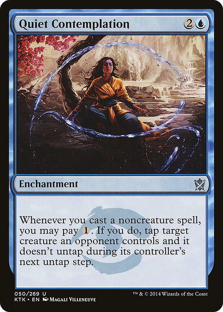 Image of Quiet Contemplation (KTK-050) - Khans of Tarkir