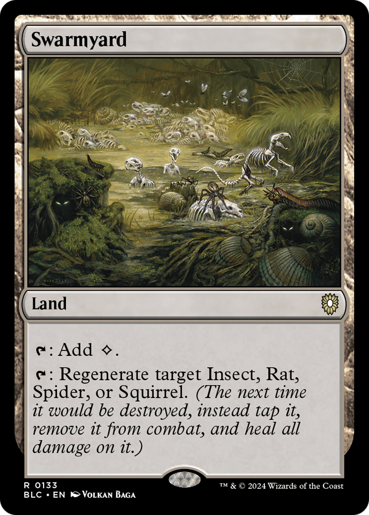 Image of Swarmyard (BLC-133) - Bloomburrow Commander