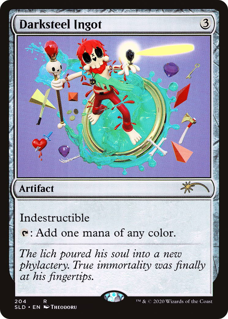 Image of Darksteel Ingot (SLD-204) - Secret Lair Drop Foil
