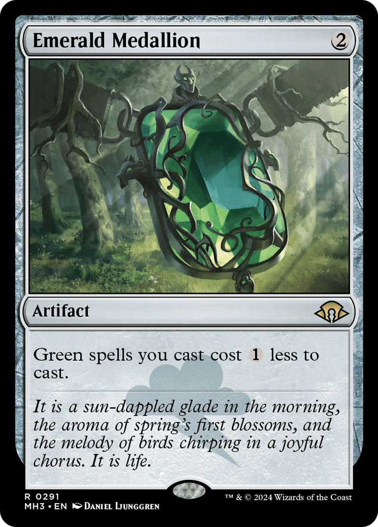 Image of Emerald Medallion (MH3-291) - Modern Horizons 3 Foil
