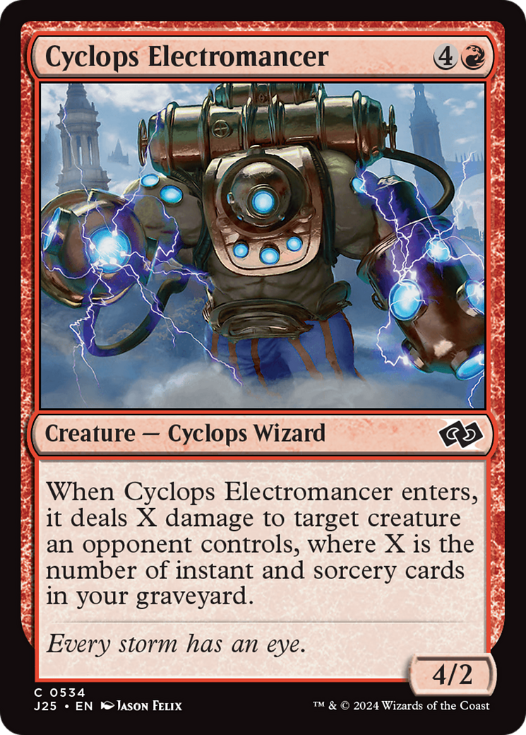 Image of Cyclops Electromancer (J25-534) - Foundations Jumpstart