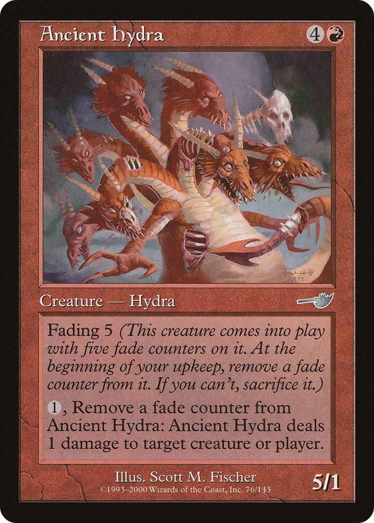 Image of Ancient Hydra (NMS-076) - Nemesis Foil