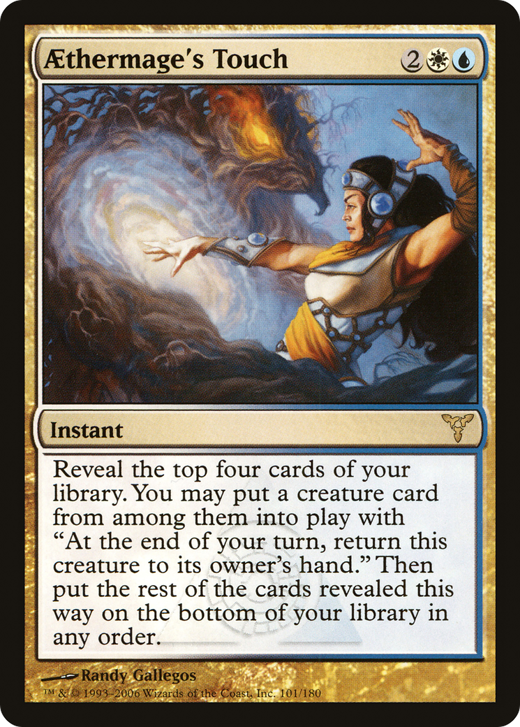 Image of Aethermage's Touch (DIS-101) - Dissension Foil