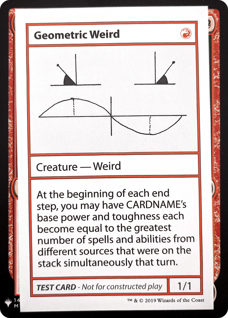 Image of Geometric Weird (CMB1-069) - Mystery Booster Playtest Cards 2019