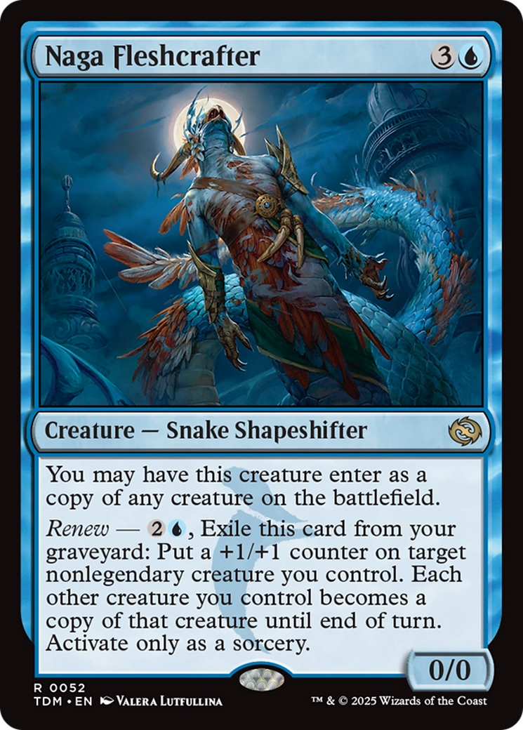 Image of Naga Fleshcrafter (TDM-052) - Tarkir: Dragonstorm