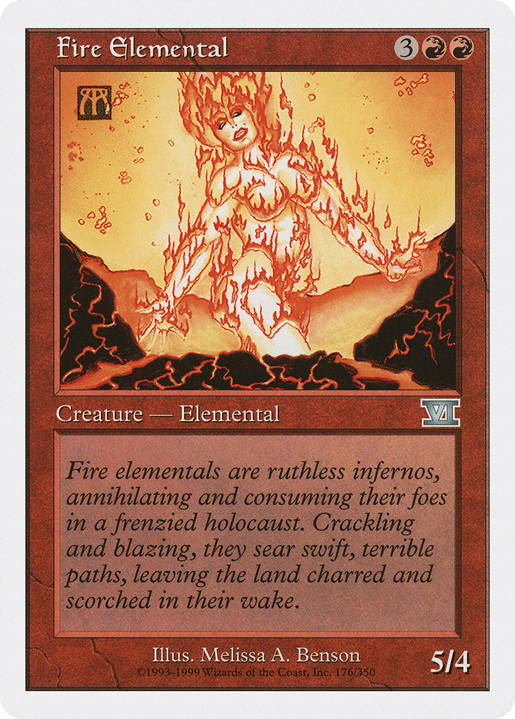 Image of Fire Elemental (6ED-176) - Classic Sixth Edition