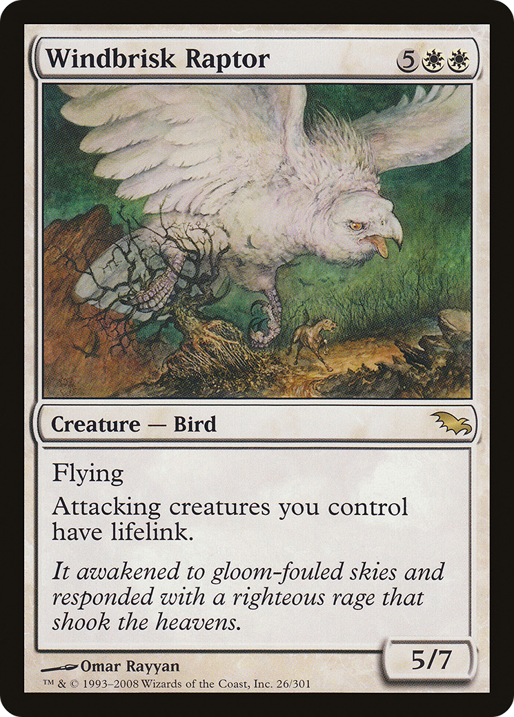 Image of Windbrisk Raptor (SHM-026) - Shadowmoor