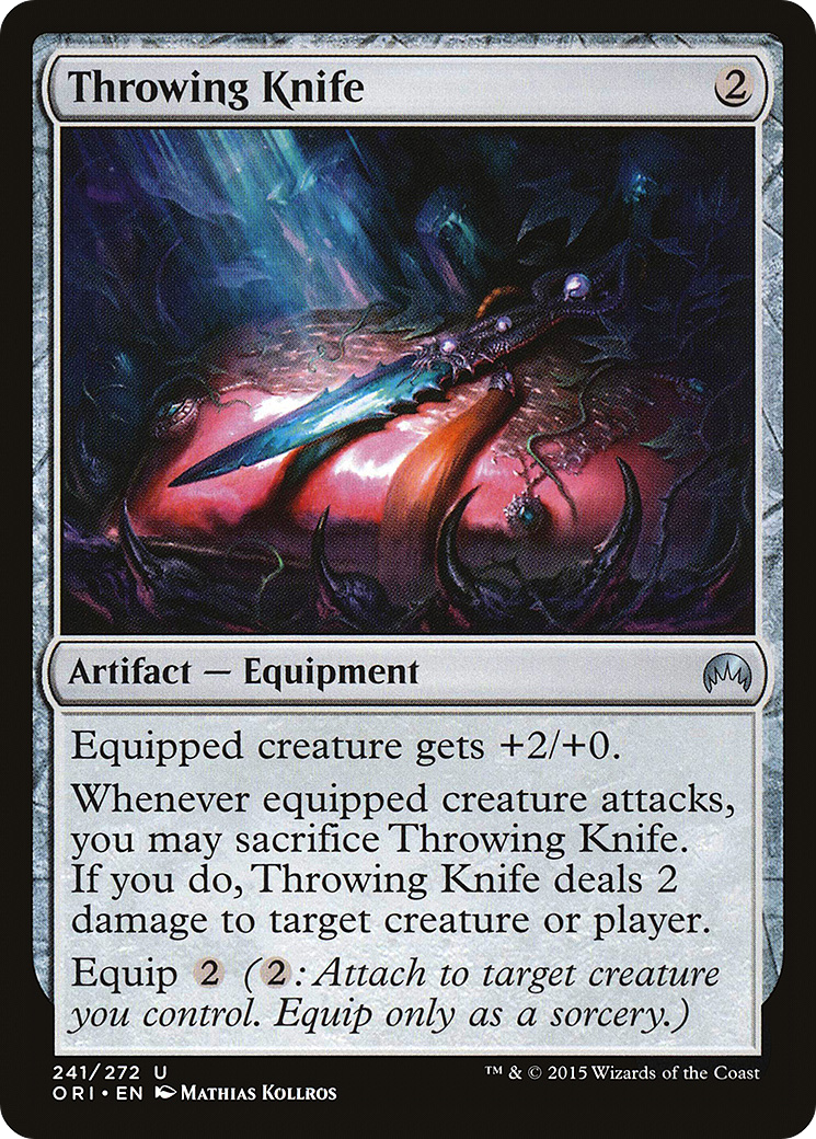 Image of Throwing Knife (ORI-241) - Magic Origins Foil
