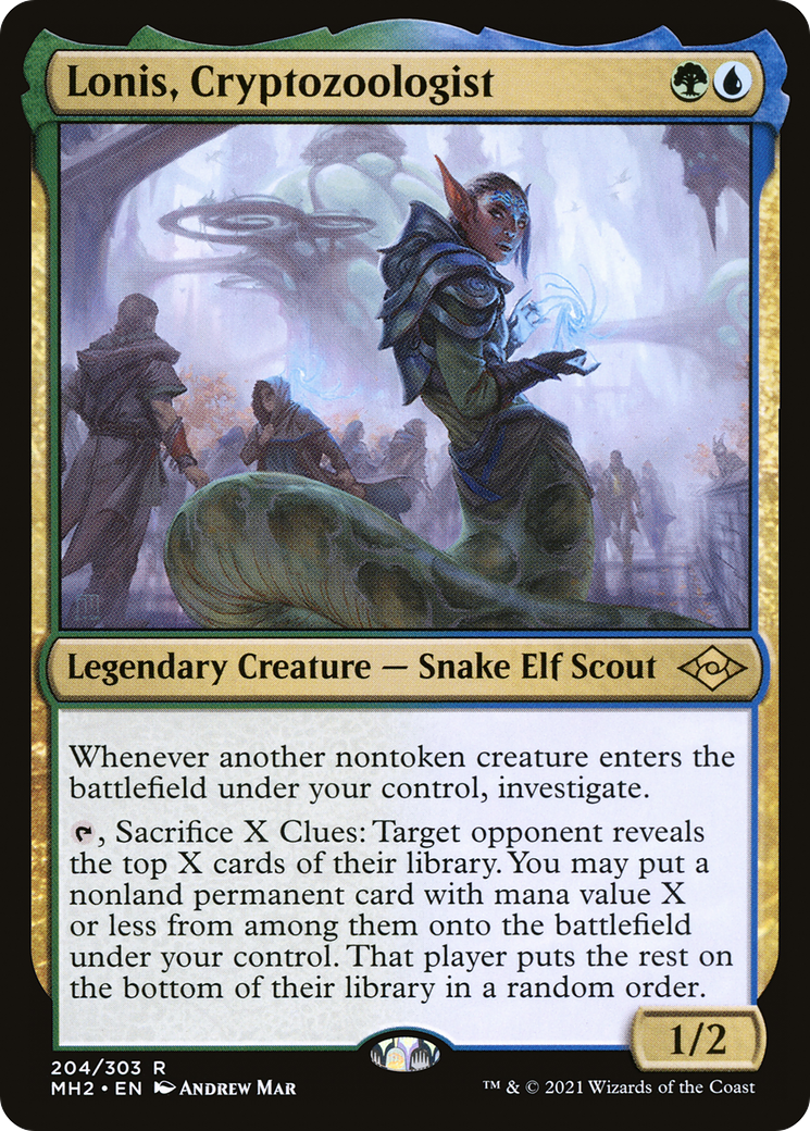 Image of Lonis, Cryptozoologist (MH2-204) - Modern Horizons 2 Foil