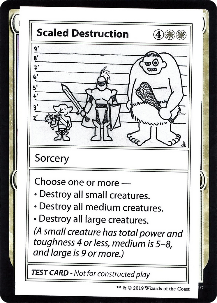 Image of Scaled Destruction (No PW Symbol) (CMB1-) - Mystery Booster Playtest Cards 2021