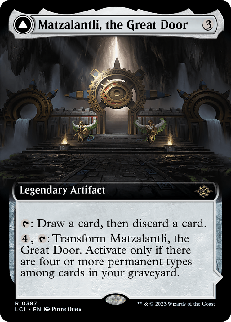 Image of Matzalantli, the Great Door (Extended Art) (LCI-387) - The Lost Caverns of Ixalan: (Extended Art) Foil