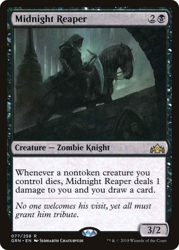 Image of Midnight Reaper (GRN-077) - Guilds of Ravnica Foil