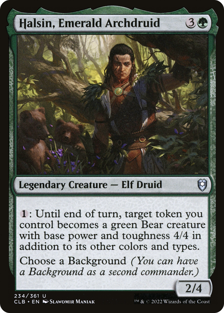 Image of Halsin, Emerald Archdruid (CLB-234) - Commander Legends: Battle for Baldur's Gate