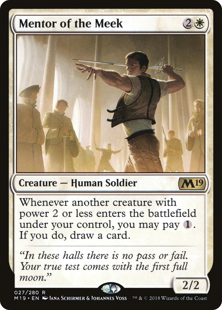 Image of Mentor of the Meek (M19-027) - Core Set 2019 Foil
