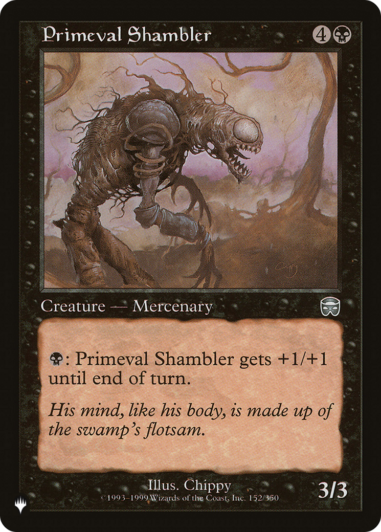 Image of Primeval Shambler (LIST-MMQ-152) - The List