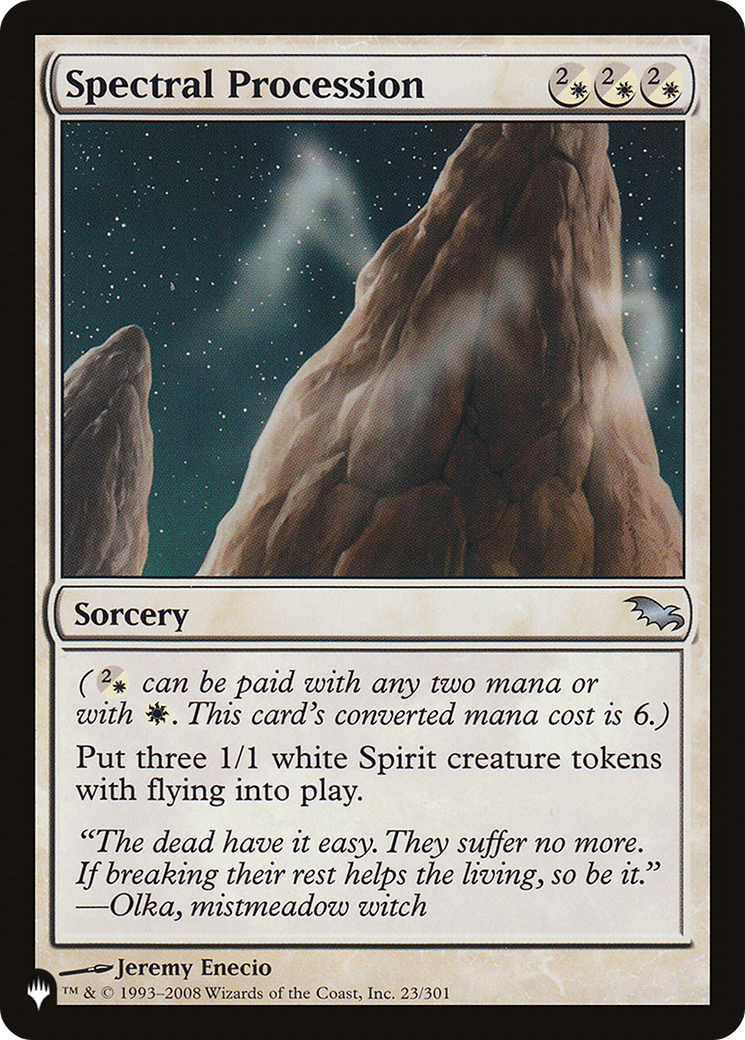 Image of Spectral Procession (LIST-SHM-23) - The List