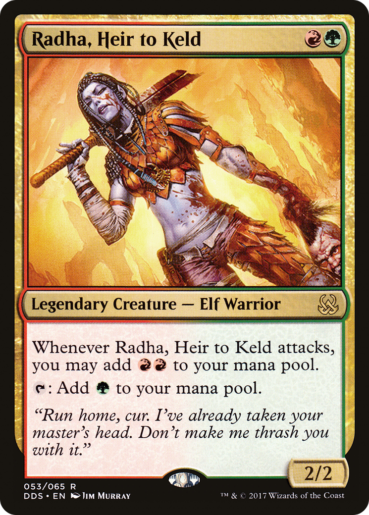 Image of Radha, Heir to Keld (DDS-053) - Duel Decks: Mind vs. Might