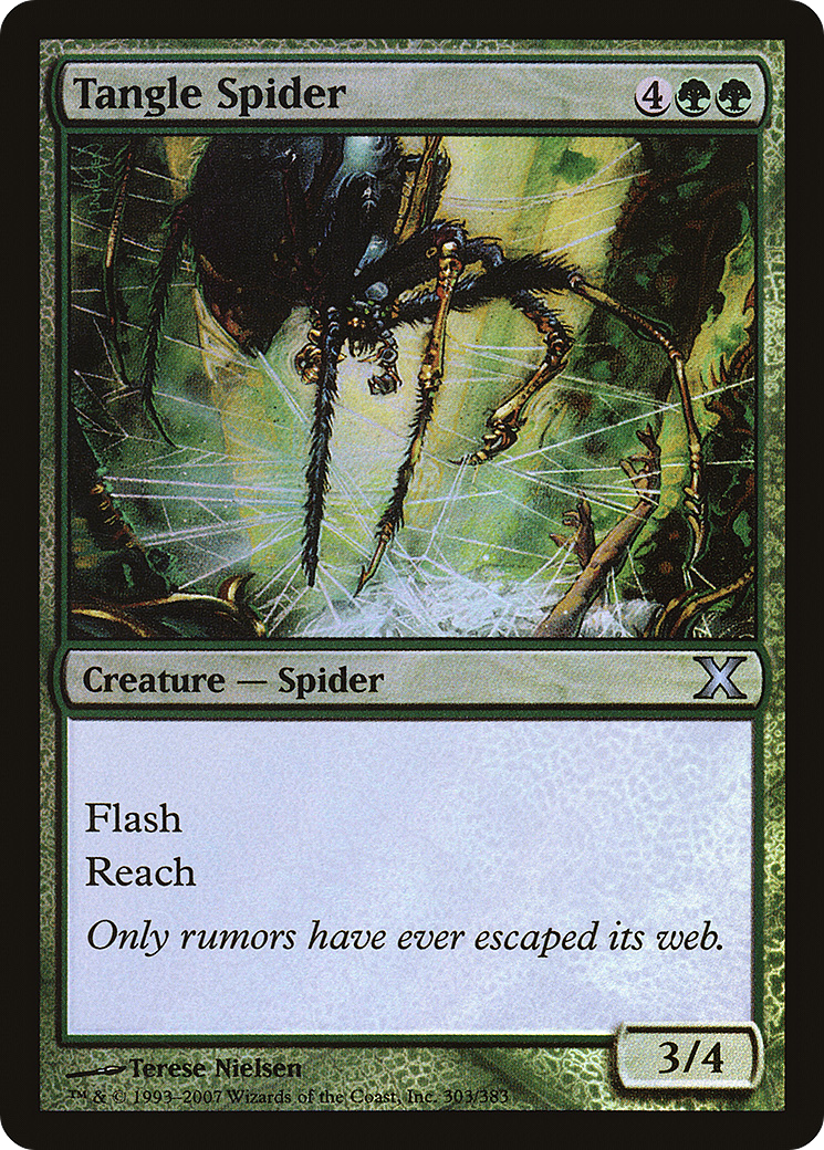 Image of Tangle Spider (10E-303★) - Tenth Edition Foil