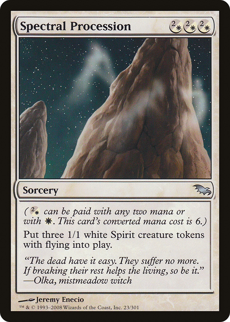 Image of Spectral Procession (SHM-023) - Shadowmoor Foil