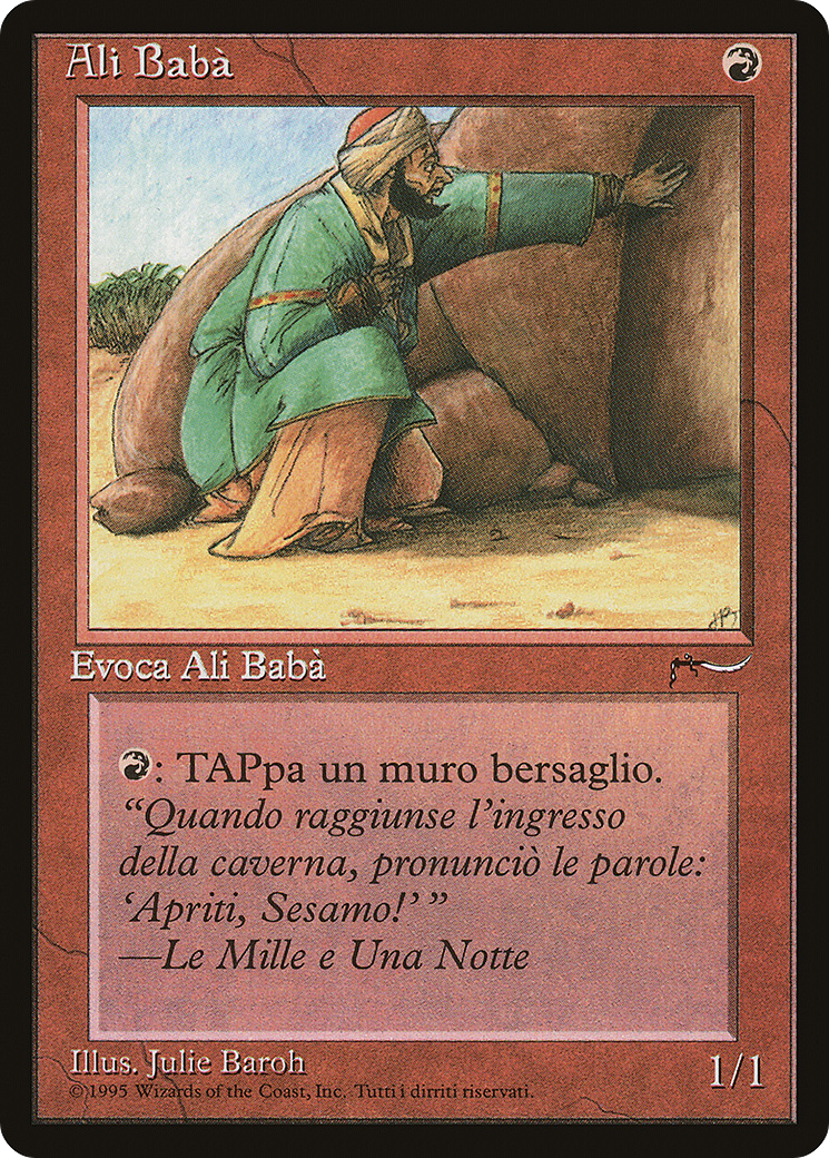 Image of Ali Baba (Italian) (REN-) - Rinascimento