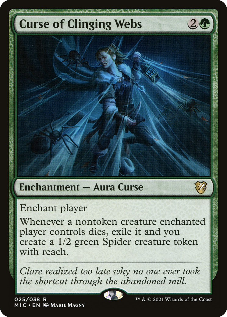 Image of Curse of Clinging Webs (MIC-025) - Midnight Hunt Commander